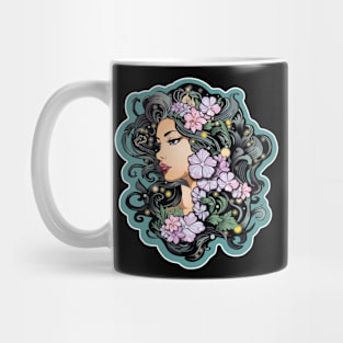 Fantasy Flower Girl Mug